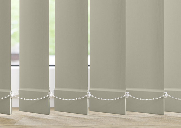 Palermo (Blackout), Dusted Brown - Vertical Blind Slats - Image 3